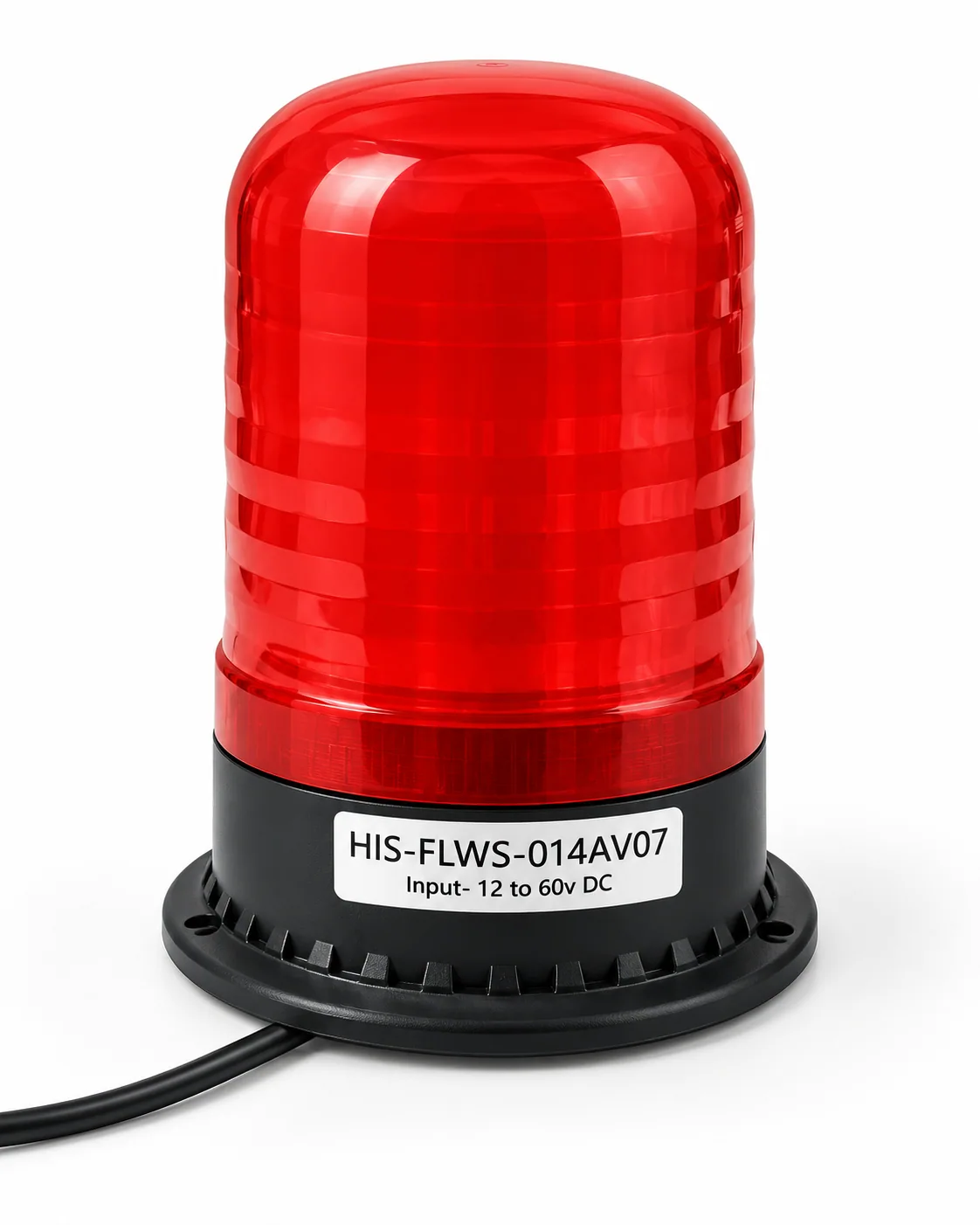 Revolving warning light