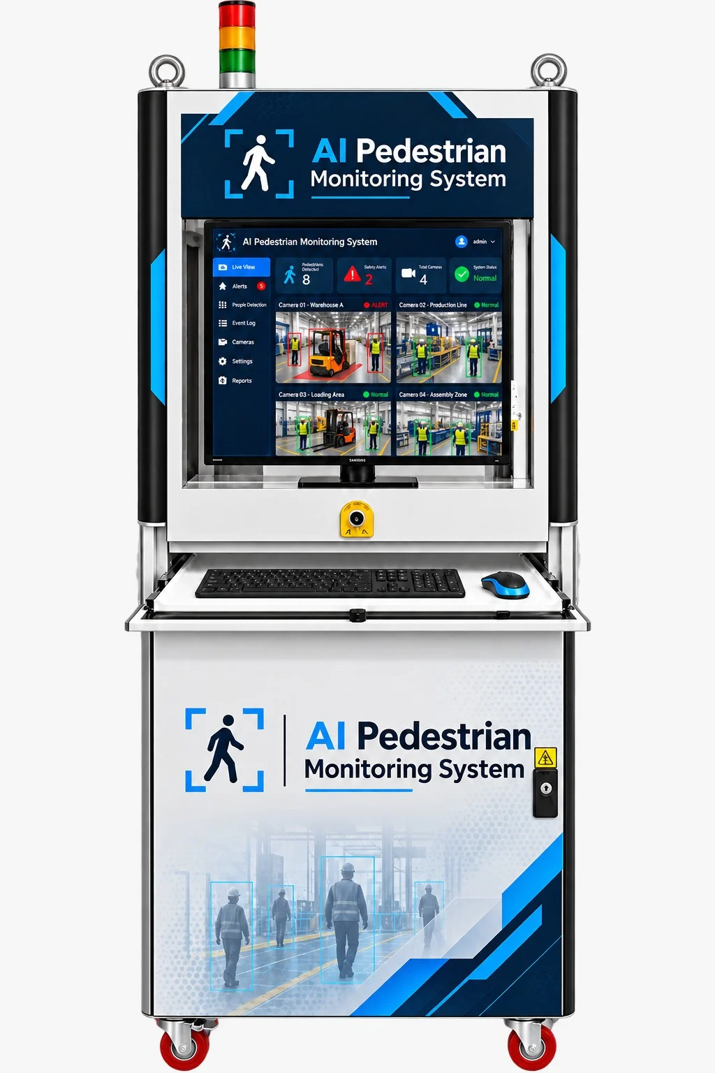 AI Pedestrian Monitoring System