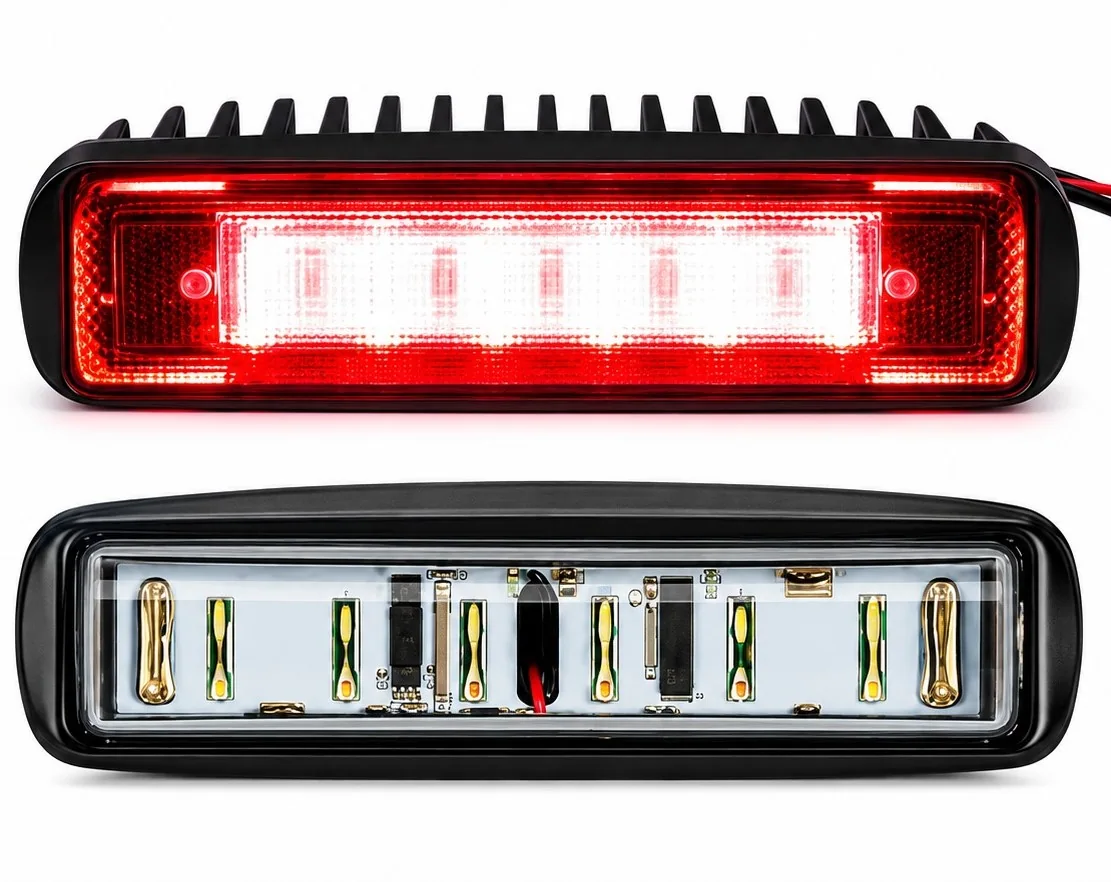 Forklift Red Zone warning light 18w 10-80V DC